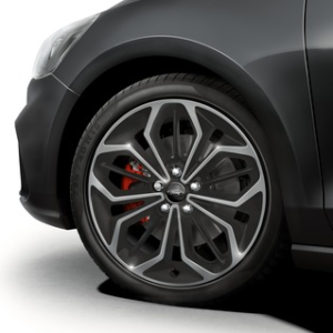 Platišče iz lahke zlitine 18" 5 x 2 kraki, mat črna